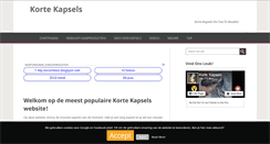 Desktop Screenshot of korte-kapsels.com